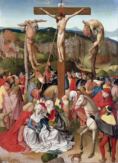 Crucifixión, 1496 de Rueland, the Younger Frueauf